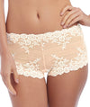 Wacoal Embrace Lace Boy Short - Naturally Nude / Ivory Knickers