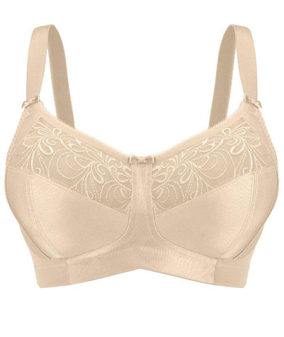 Exquisite Form Fully Soft Cup Bra With Embroidered Mesh Bras