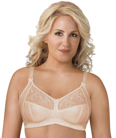 Exquisite Form Fully Soft Cup Bra With Embroidered Mesh Bras