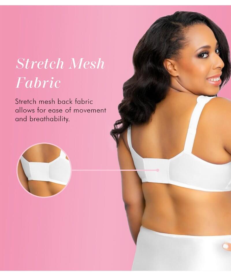 Exquisite Form Fully Front Close Classic Support - White Bras 