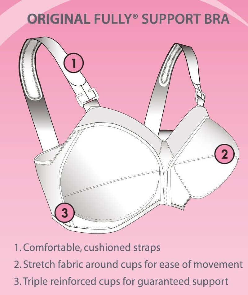 Exquisite Form Fully Wire-Free Original Support - Beige - Curvy