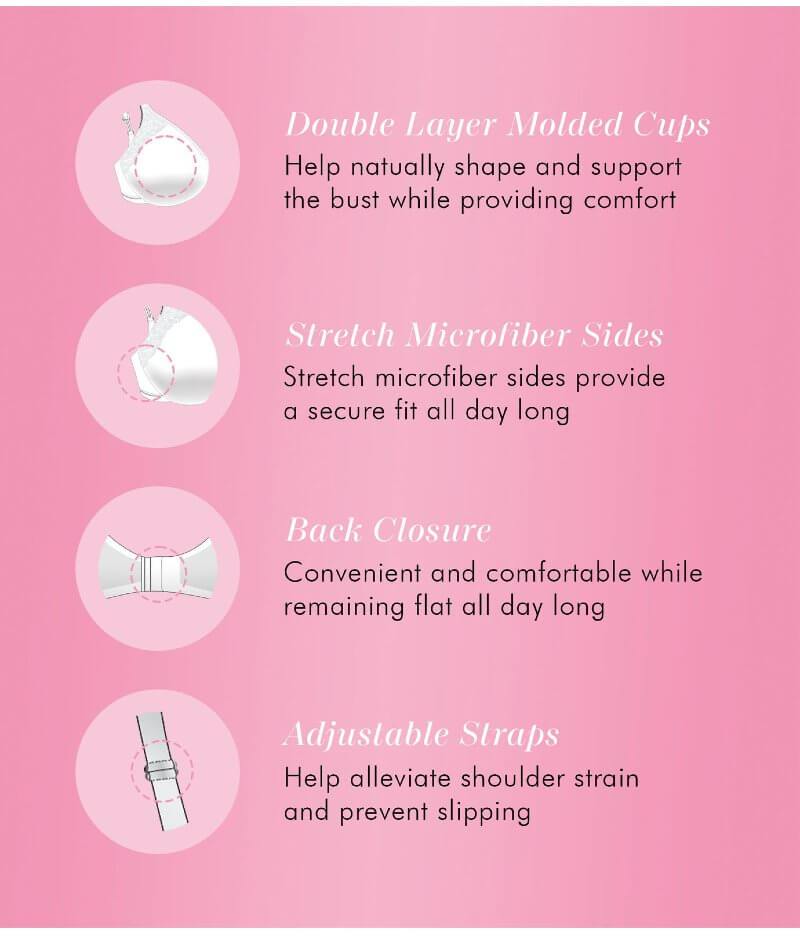 Exquisite Form Fully Minimiser Underwire Bra - White Bras 