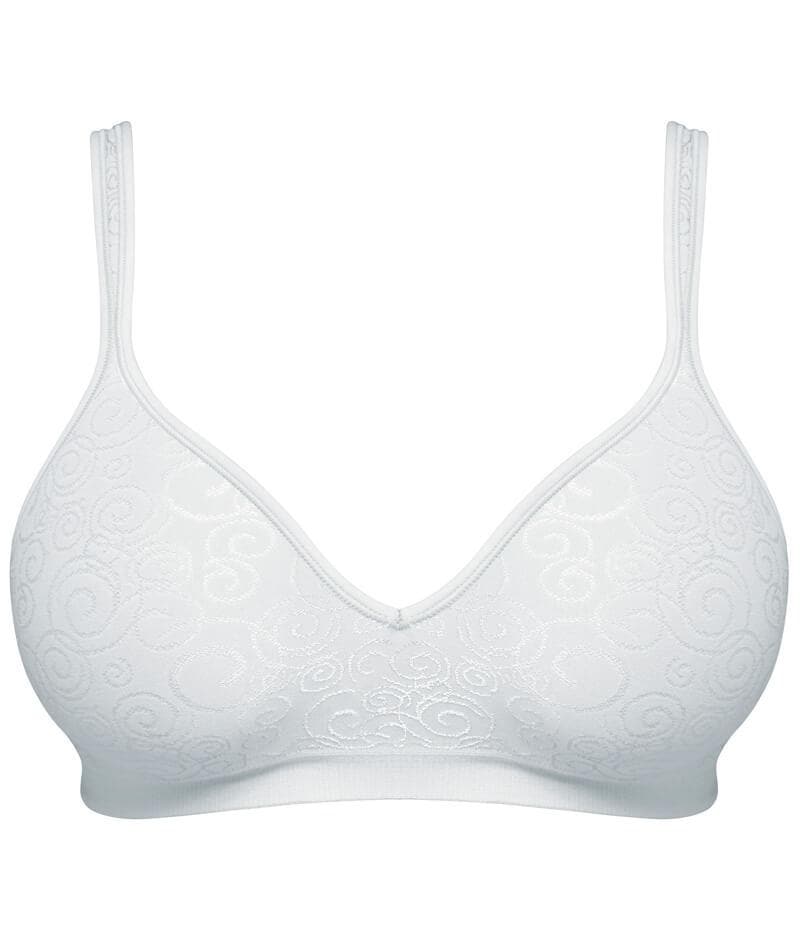 Playtex Comfort Revolution Swirl Wirefree Bra - White Swirl Bras 