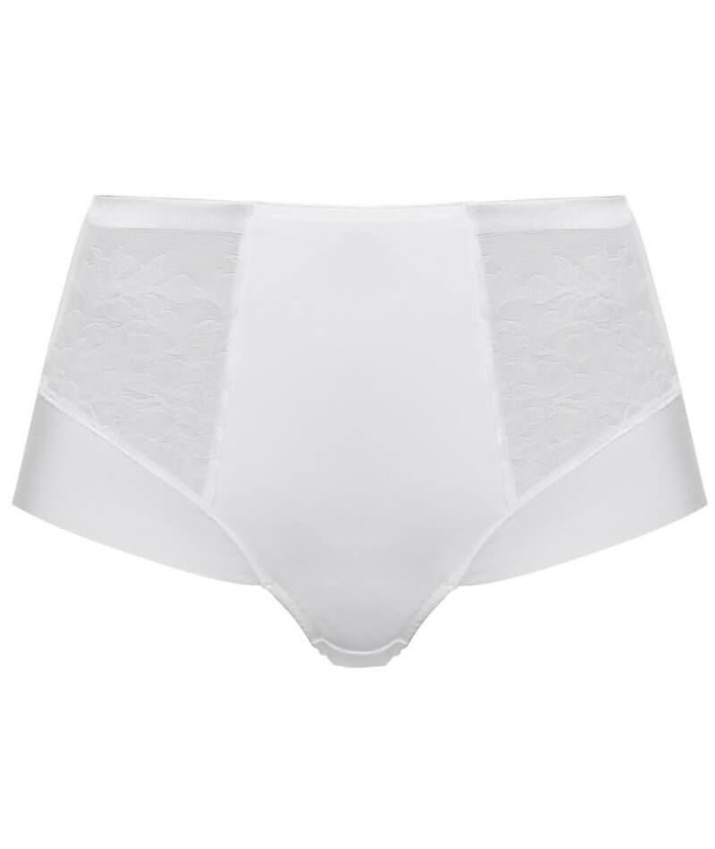 Fantasie Illusion High Waist Brief - White Knickers 