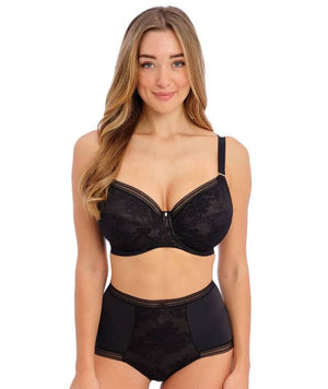 Fantasie Fusion Lace Underwire Full Cup Side Support Bra - Black - Curvy