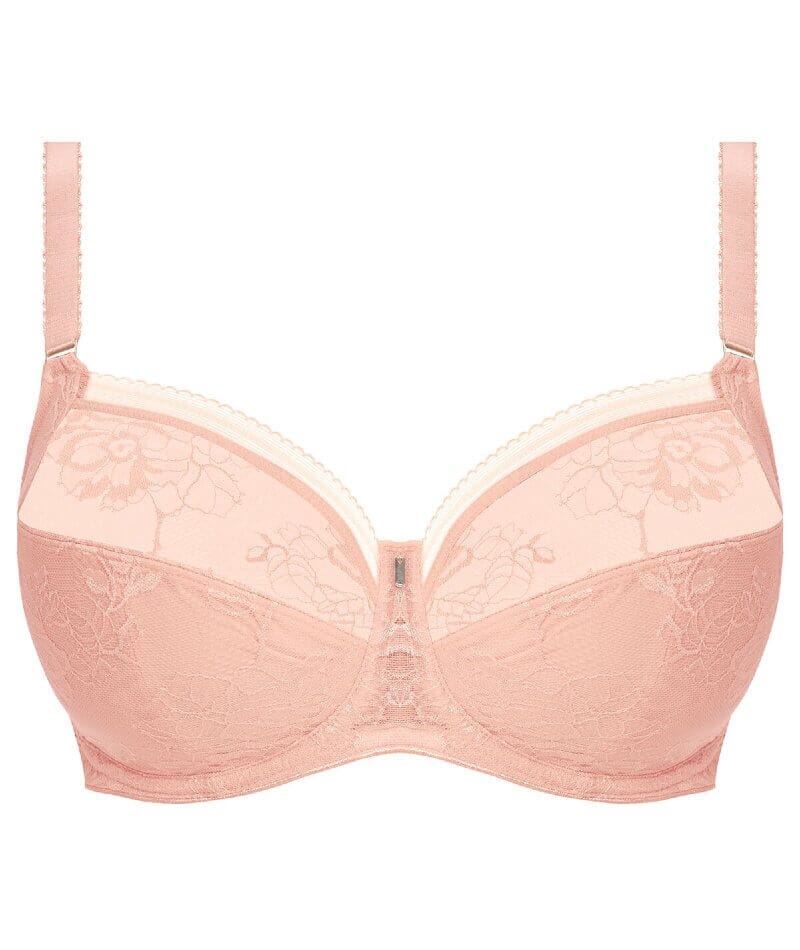 Fantasie Fusion Lace Underwire Full Cup Side Support Bra - Blush Bras 