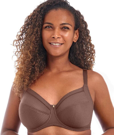 Fantasie Fusion Underwired Full Cup Side Support Bra - Coffee Roast Bras