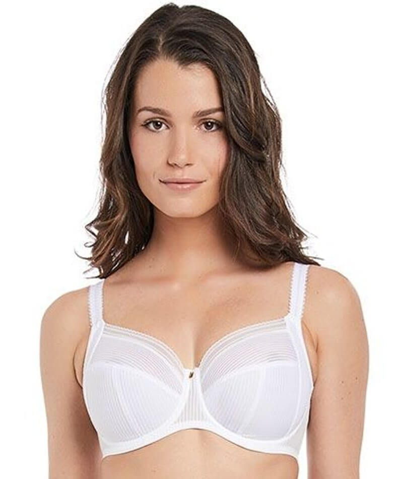 Fantasie Fusion Underwired Full Cup Side Support Bra - White Bras 