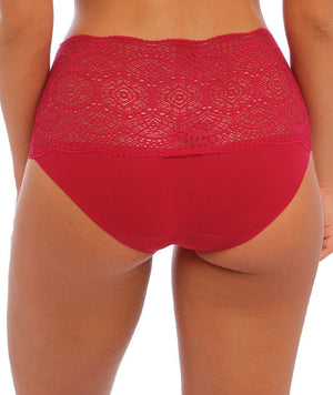 Fantasie Lace Ease Invisible Stretch Full Brief - Red Knickers 