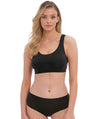 Fantasie Smoothease Non-Wired Bralette - Black Bras