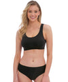 Fantasie Smoothease Non-Wired Bralette - Black Bras