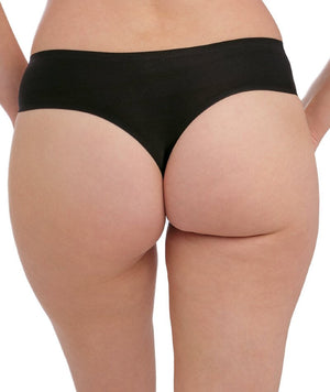 thumbnailFantasie Smoothease Invisible Stretch Thong - Black Knickers 