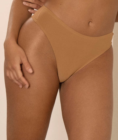 Fantasie Smoothease Invisible Stretch Thong - Cinnamon Knickers
