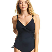 Fantasie Swim Ottawa Underwired Twist Front One Piece Swimsuit - Black