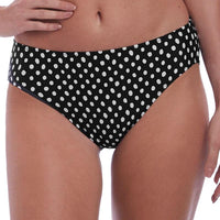 Fantasie Swim Santa Monica Mid Rise Bikini Brief - Black & White