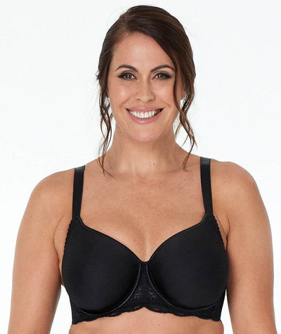 Fayreform Lace Perfect Contour Spacer Bra - Black Bras