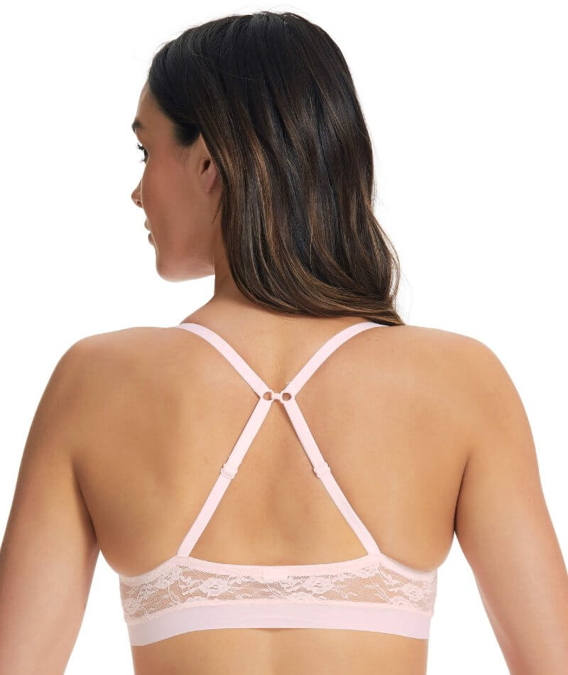 Finelines Invisible Lace Crop Top - Shell Bras 