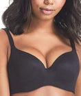 Finelines Memory Blessed Full Coverage Bra - Black Swatch Image
