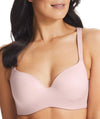 Finelines Memory Blessed Full Coverage Bra - Heather Mist Pink Bras