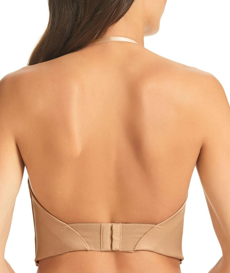 Finelines Refined Low Back Longline Bra - Nude Bras 