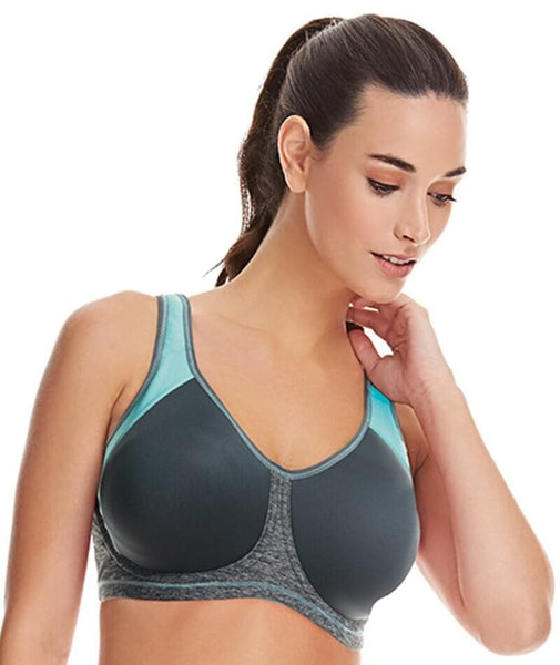 Berlei Electrify Underwire 2 Pack Sports Bra - Snow Blossom/Charcoal - Curvy