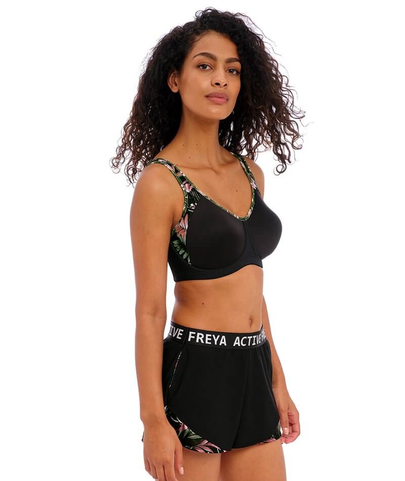 Freya Active Sonic Underwired Moulded Sports Bra - Jungle Black - Curvy