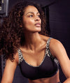 Freya Active Sonic Underwired Moulded Sports Bra - Pure Leopard Black Bras