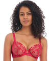 Freya Awakening Underwired Plunge Bra - Red Bras