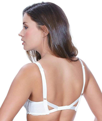 Freya Fancies Underwire Plunge Bra - White Bras