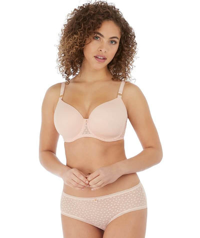 Freya Starlight Underwired Moulded Balcony T-shirt Bra - Rosewater Bras