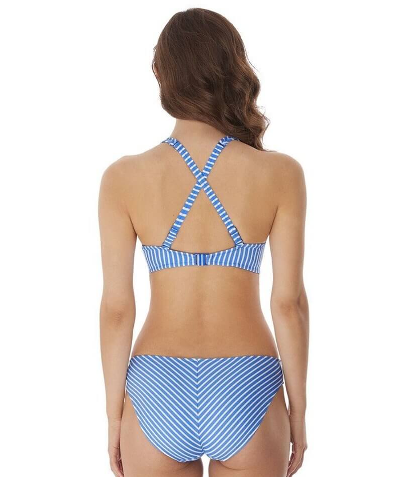 Freya Swim Beach Hut Underwire High Apex Bikini Top - Blue Moon Swim 