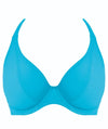 Freya Swim Jewel Cove Underwire Banded Halter Bikini Top - Plain Turquoise Swim