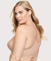Glamorise MagicLift Front-Closure Posture Back Wire-free Bra - Cafe Bras