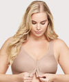 Glamorise MagicLift Front-Closure Posture Back Wire-free Bra - Cafe Bras
