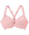 Glamorise Front-Closure T-Back WonderWire Bra - Blush Bras