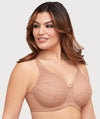 Glamorise Lace Comfort WonderWire Bra - Cappuccino Bras