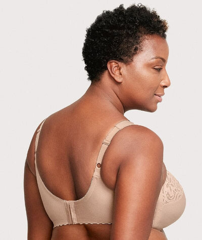 Glamorise MagicLift Cotton Support Wire-free Bra - Cafe Bras