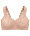 Glamorise MagicLift Cotton Support Wire-free Bra - Cafe Bras