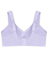 Glamorise MagicLift Cotton Support Wire-free Bra - Lilac Bras
