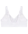 Glamorise MagicLift Minimizer Wire-free Bra - White Bras