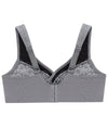 Glamorise MagicLift Moisture Control Wire-free Bra - Gray Bras