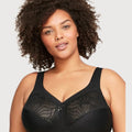 Glamorise Magiclift Natural Shape Support Wire-Free Bra - Black