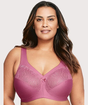 Glamorise Magiclift Natural Shape Support Wire-Free Bra - Red