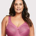 Glamorise Magiclift Natural Shape Support Wire-Free Bra - Red Violet