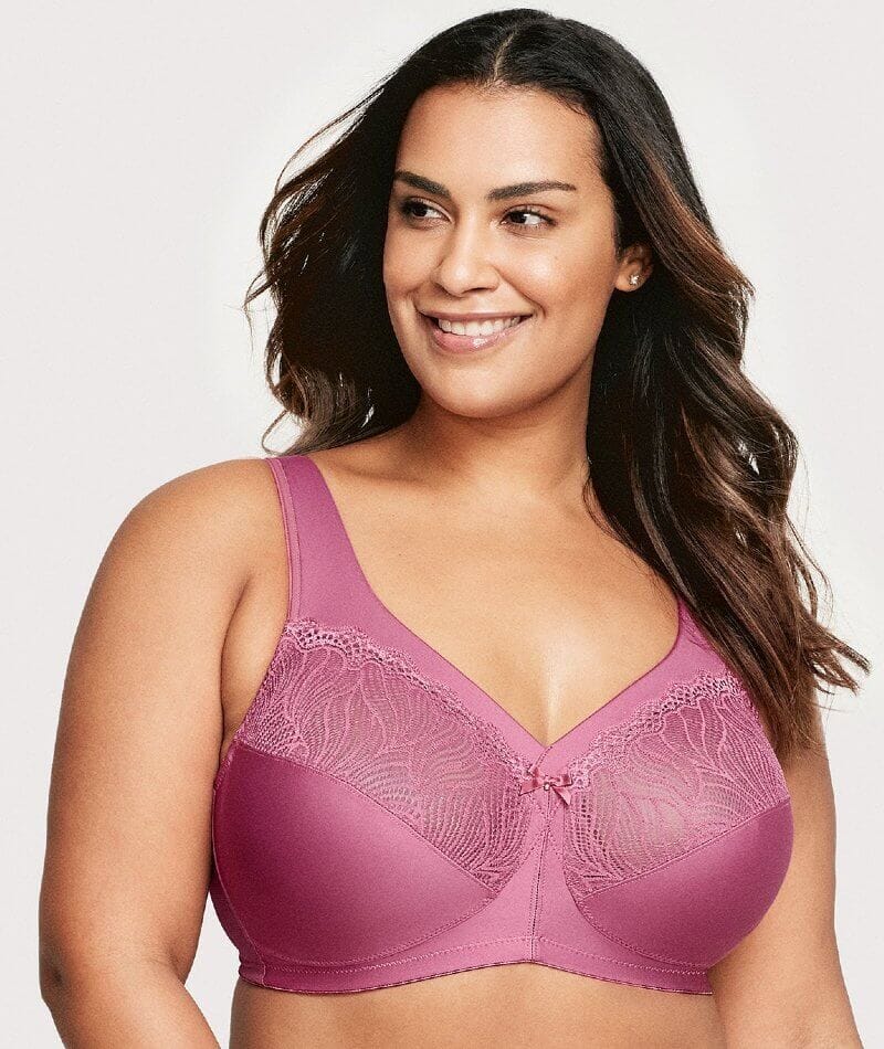 Glamorise Magiclift Seamless Support Wire-Free T-Shirt Bra - Taupe - Curvy