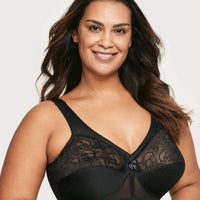 Glamorise Magiclift Original Wire-Free Support Bra - Black