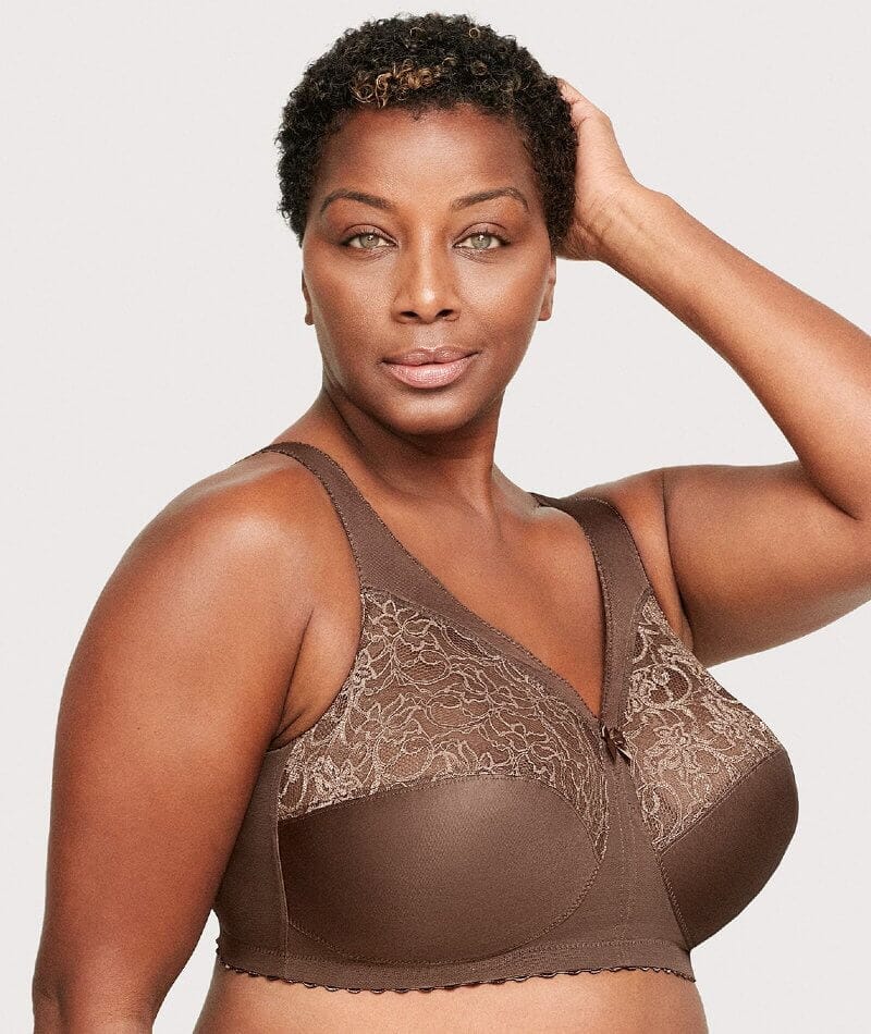 Glamorise MagicLift Original Wire-free Support Bra - Mocha Bras 