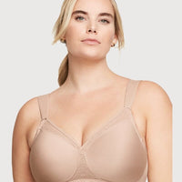 Glamorise Magiclift Seamless Support Wire-Free T-Shirt Bra - Cafe