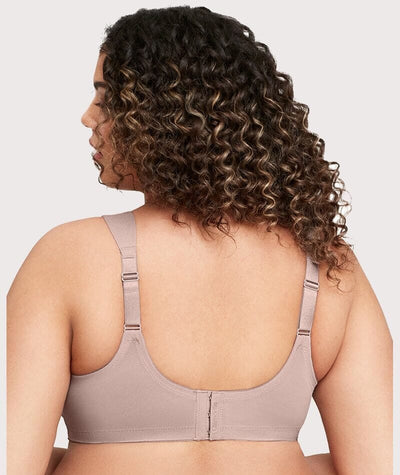 Glamorise MagicLift Seamless Support Wire-free T-Shirt Bra - Taupe Bras