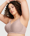 Glamorise MagicLift Seamless Support Wire-free T-Shirt Bra - Taupe Bras